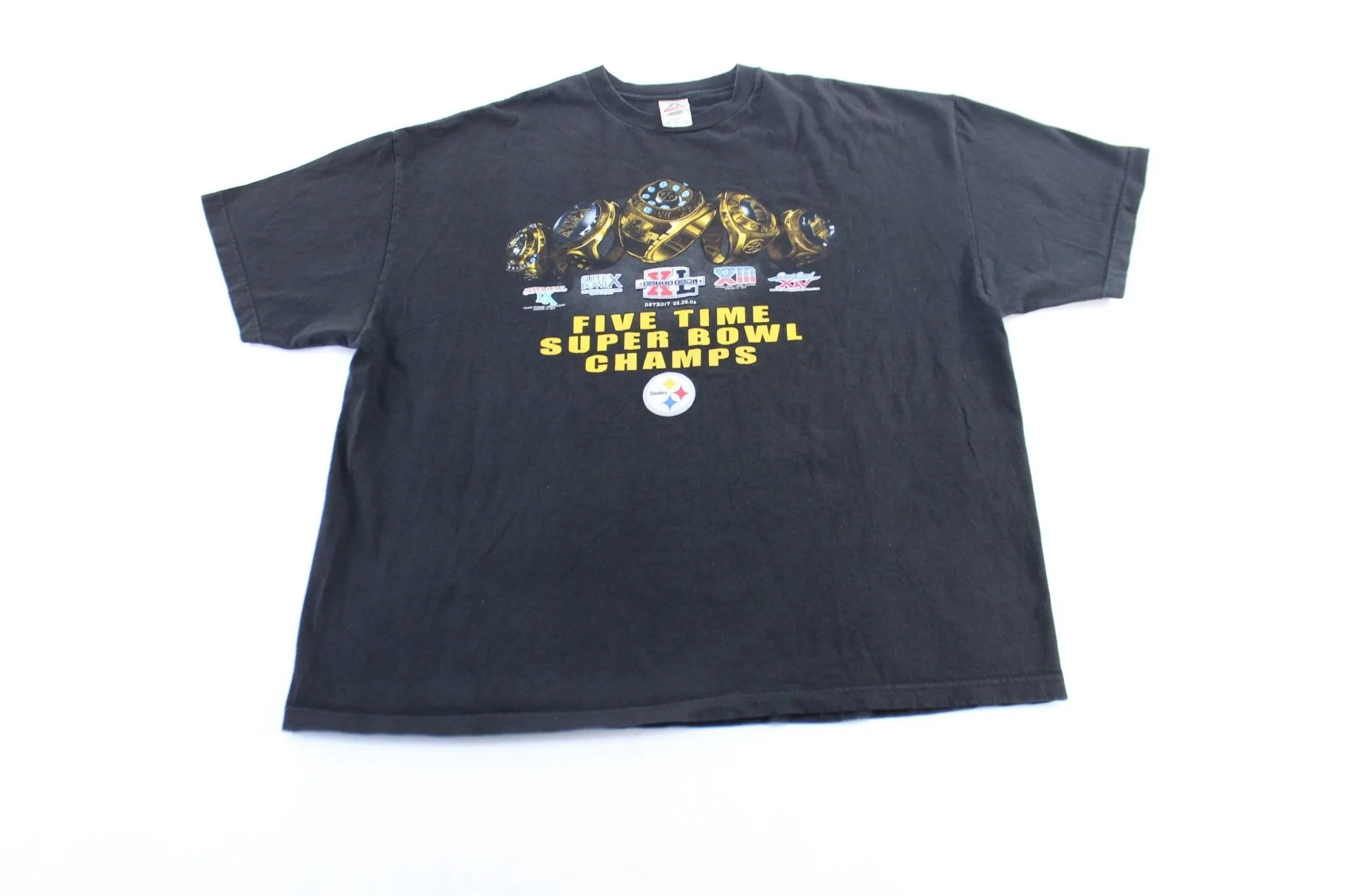 2006 Pittsburgh Steelers Five Time Super Bowl Champs T-Shirt