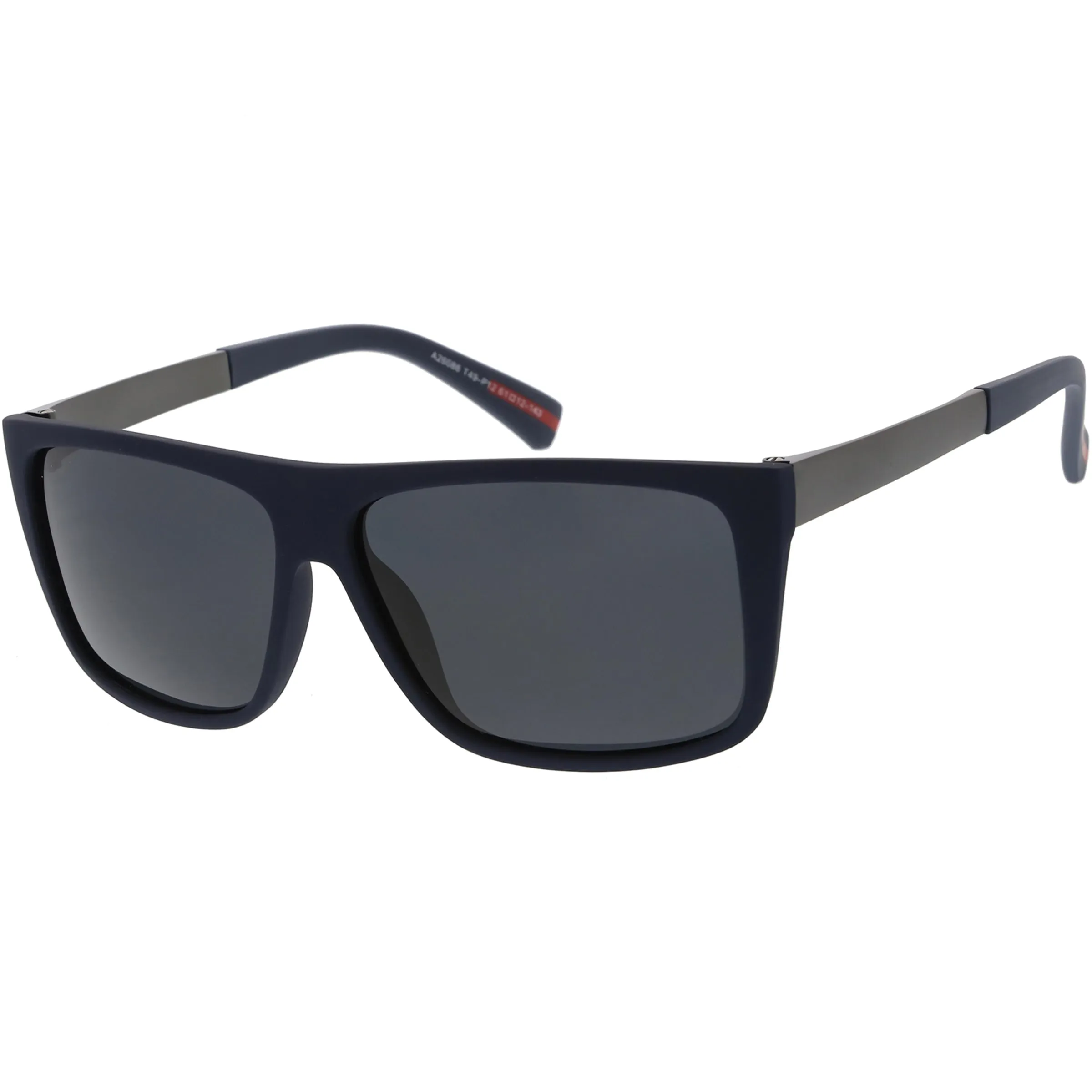 Action Sport Large Flat Top Polarized Lens Rectangle Sunglasses C890