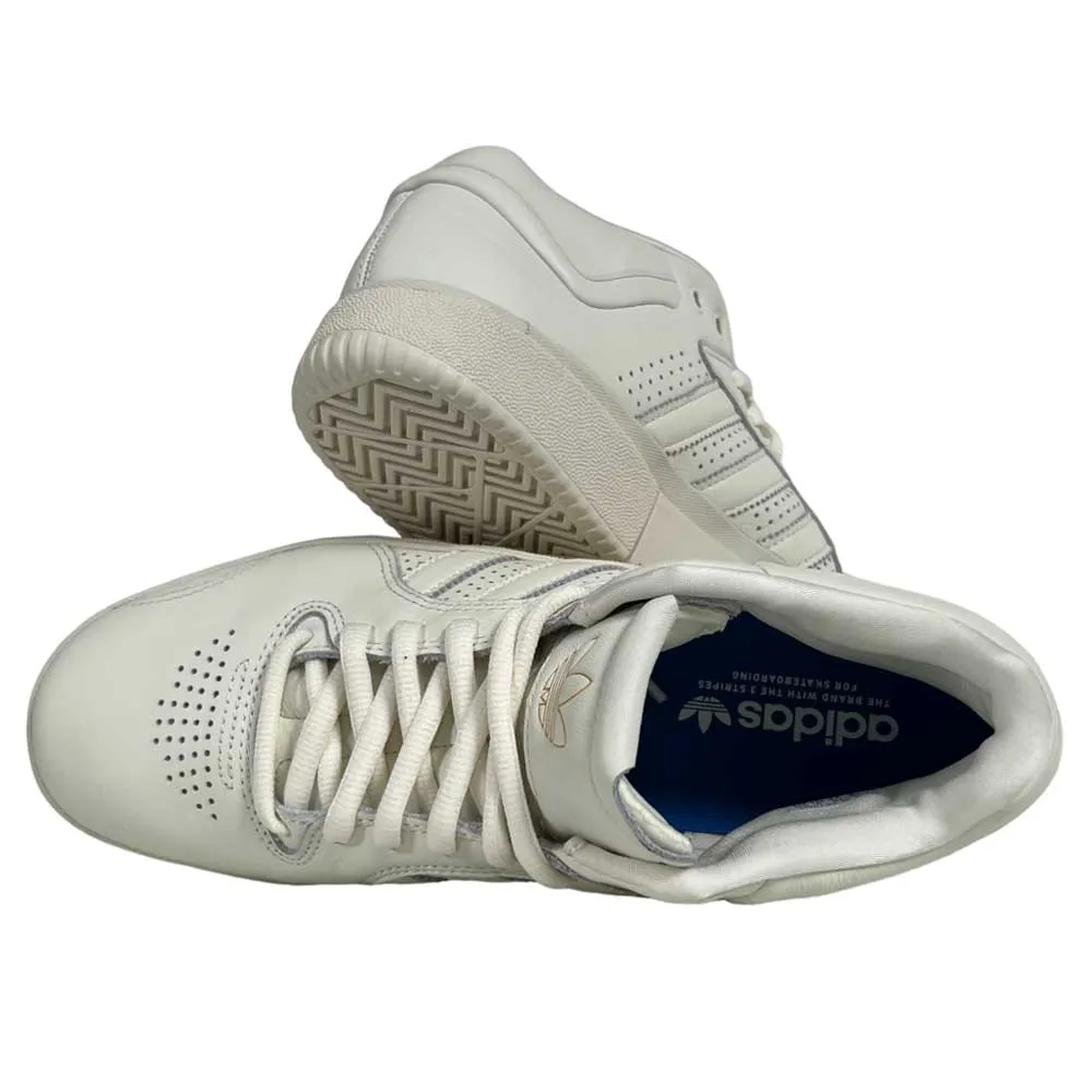 Adidas Skateboarding Tyshawn Ivory Ivory Leather Shoes