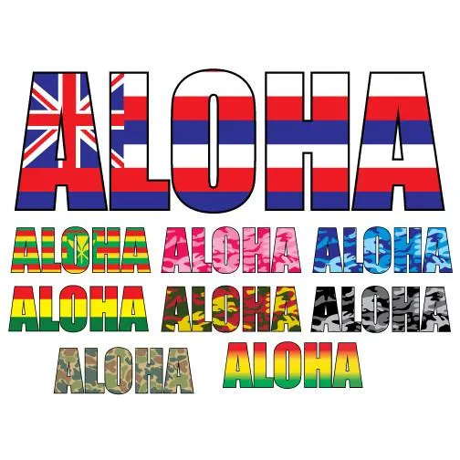 Aloha Impact 10" Sticker