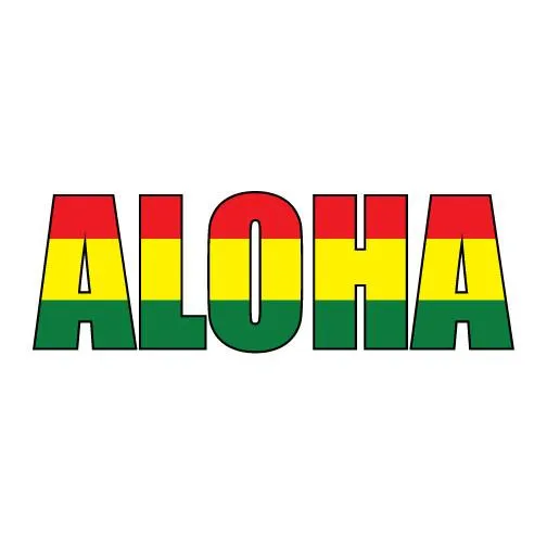 Aloha Impact 10" Sticker