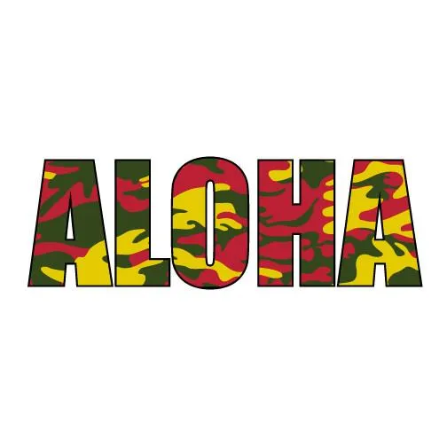 Aloha Impact 10" Sticker