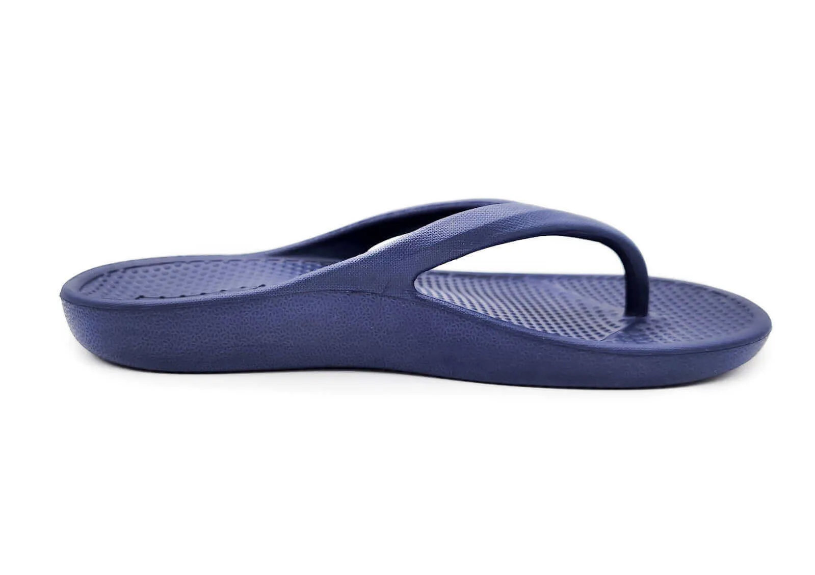 Archline Orthotic Foam Thongs Arch Support Flip Flops - Navy