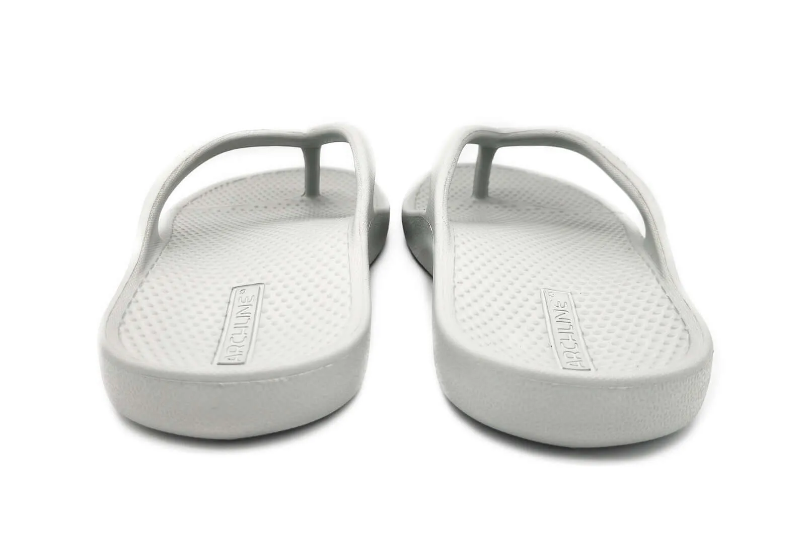 Archline Orthotic Foam Thongs Arch Support Flip Flops Orthopedic Rebound - Grey