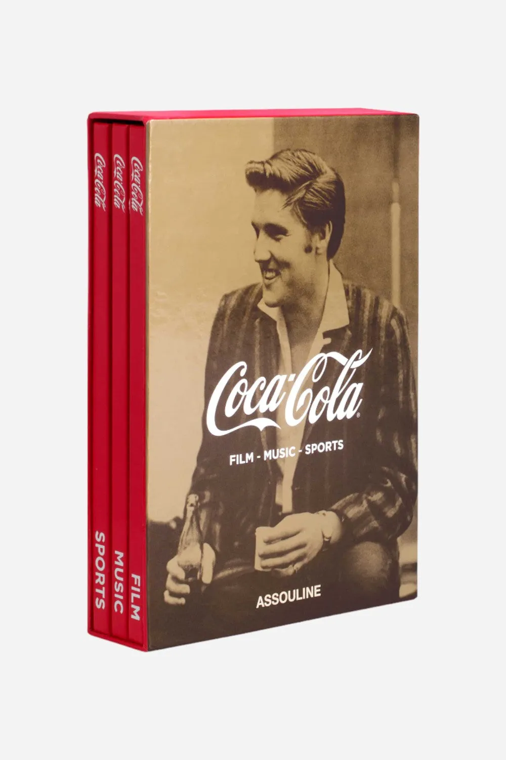 Assouline Coca-Cola Set of Three - Film, Music, Sports Book