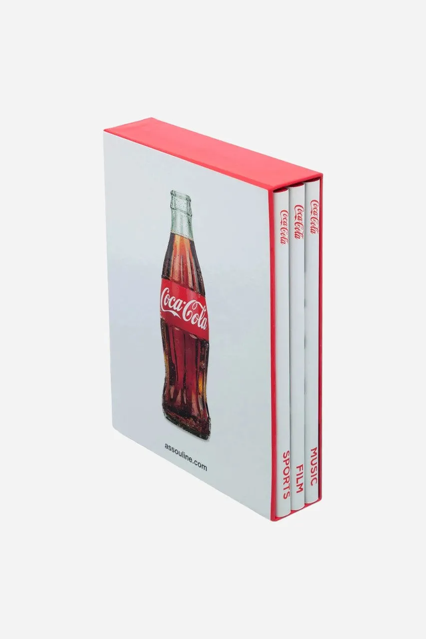 Assouline Coca-Cola Set of Three - Film, Music, Sports Book