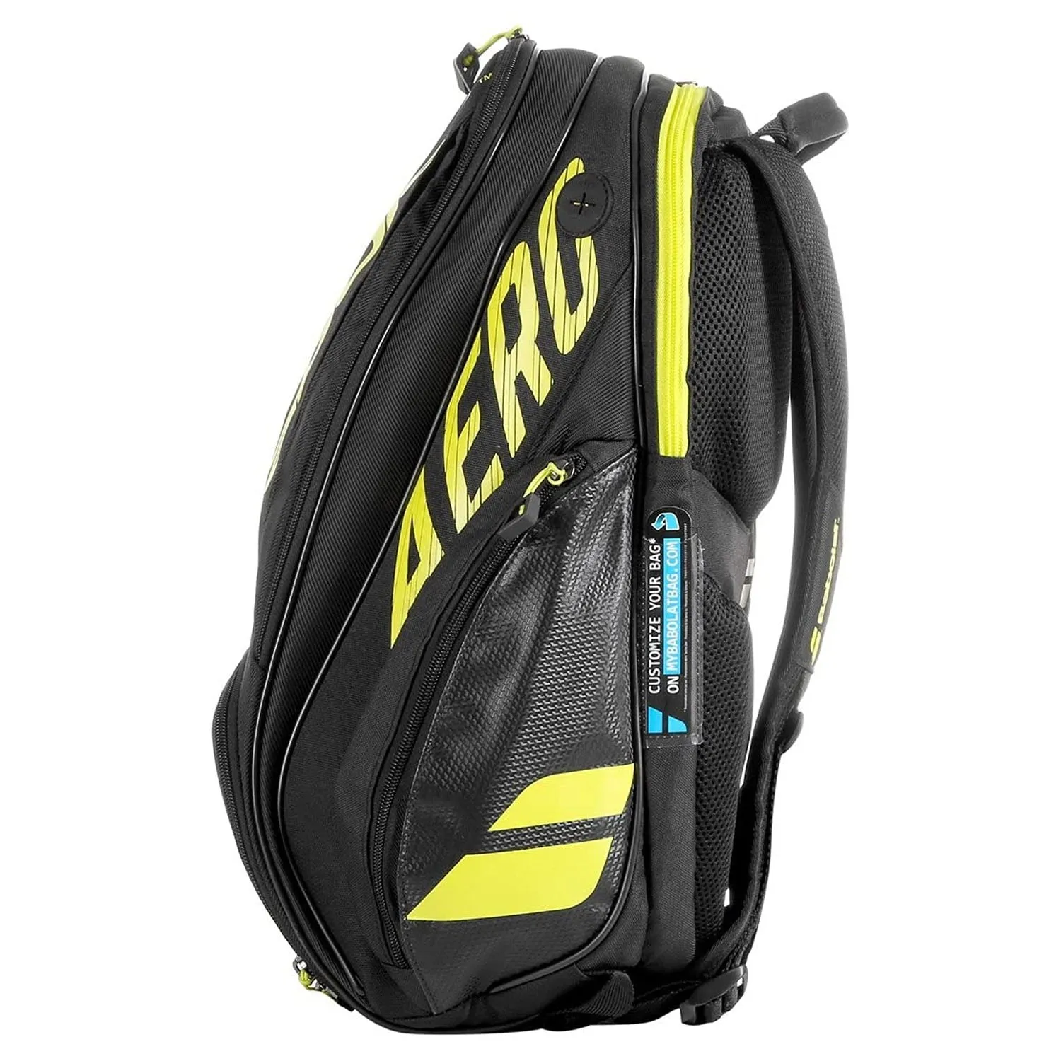 Babolat 753094-142 Pure Aero Backpack, Black/Yellow