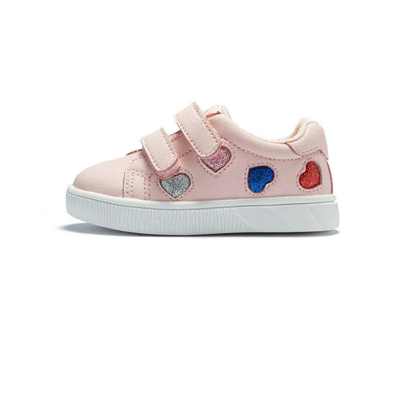 Baby Children's Shoes Love Velcro Sneakers