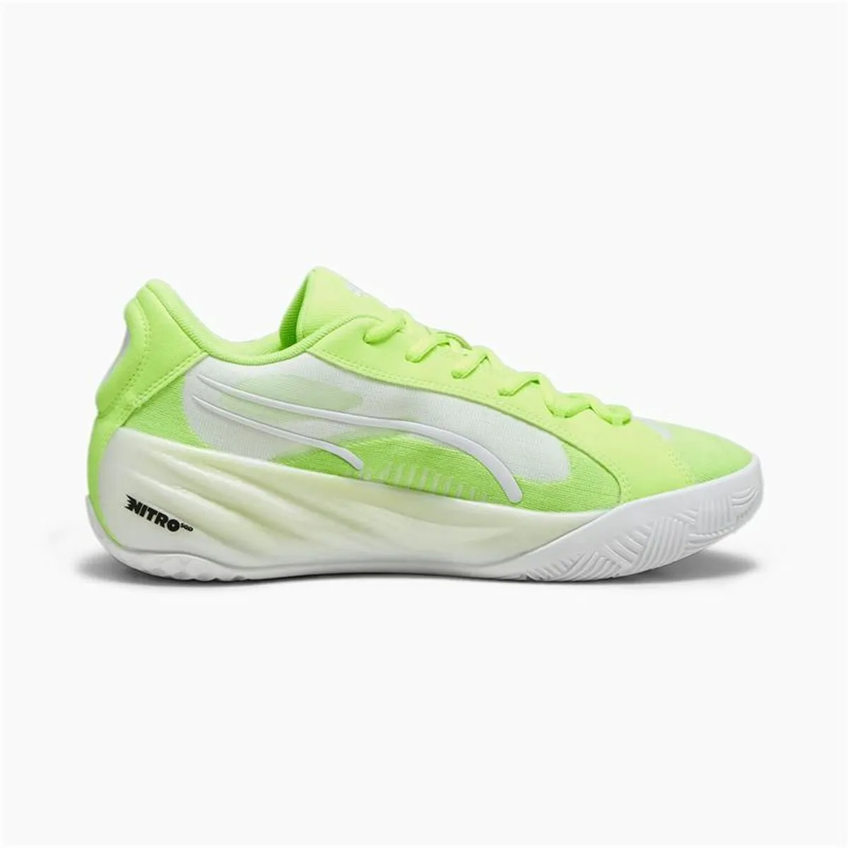 Basketball Shoes for Adults Puma All-Pro Nitro Yellow