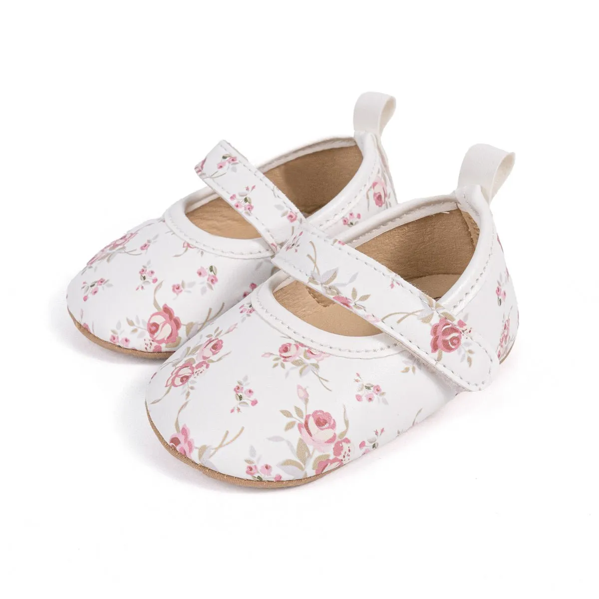 Beloved Blossom Slippers-White