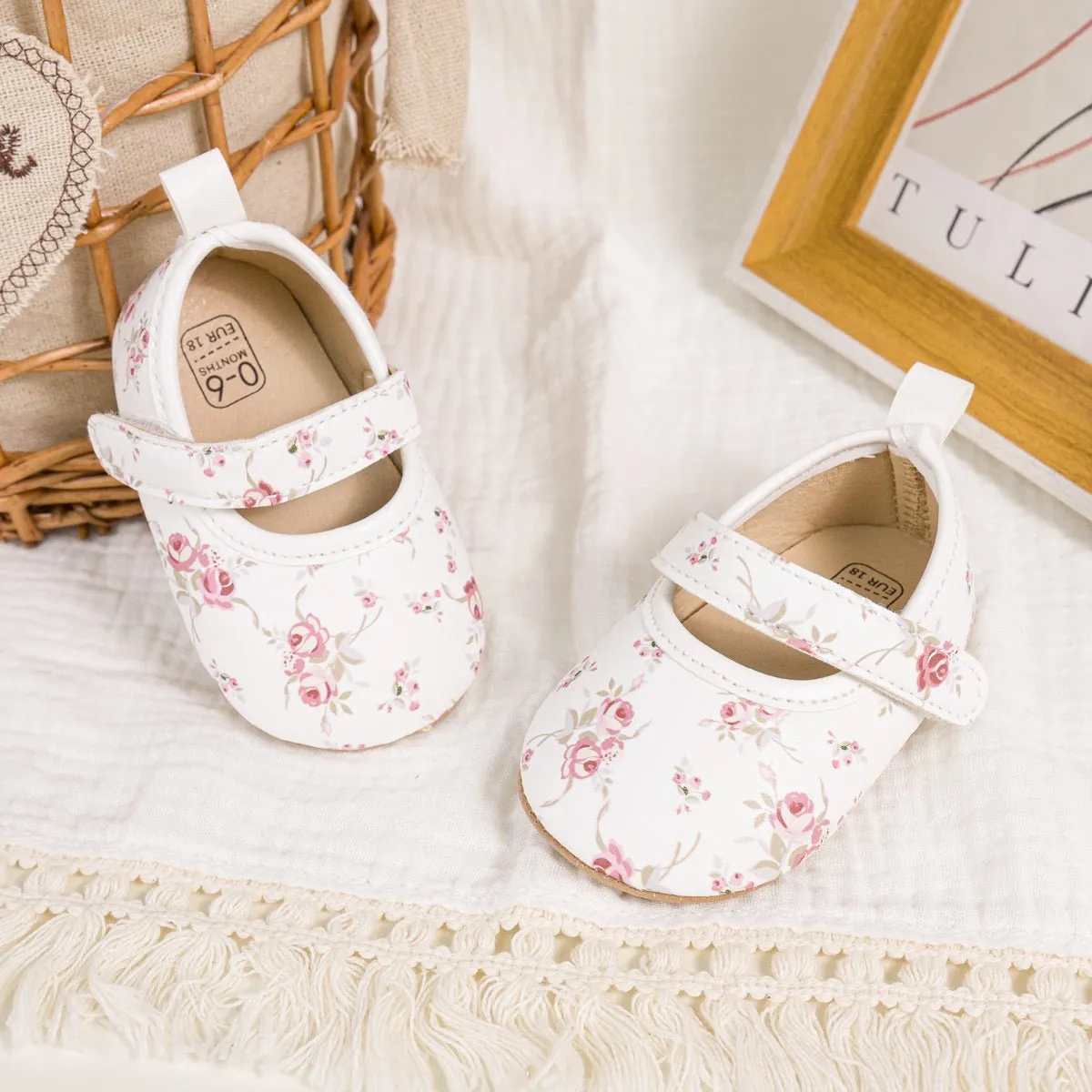 Beloved Blossom Slippers-White