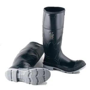 Black Polyblend Boots with Steel Toe