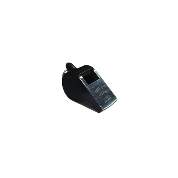 Blue Sports Small Plastic Square Mouth Whistle Black