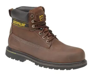 Cat Holton Safety Boots Brown