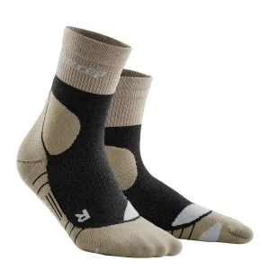 CEP | Hiking Merino Mid Cut Compression Socks | Men's | Sand/Grey