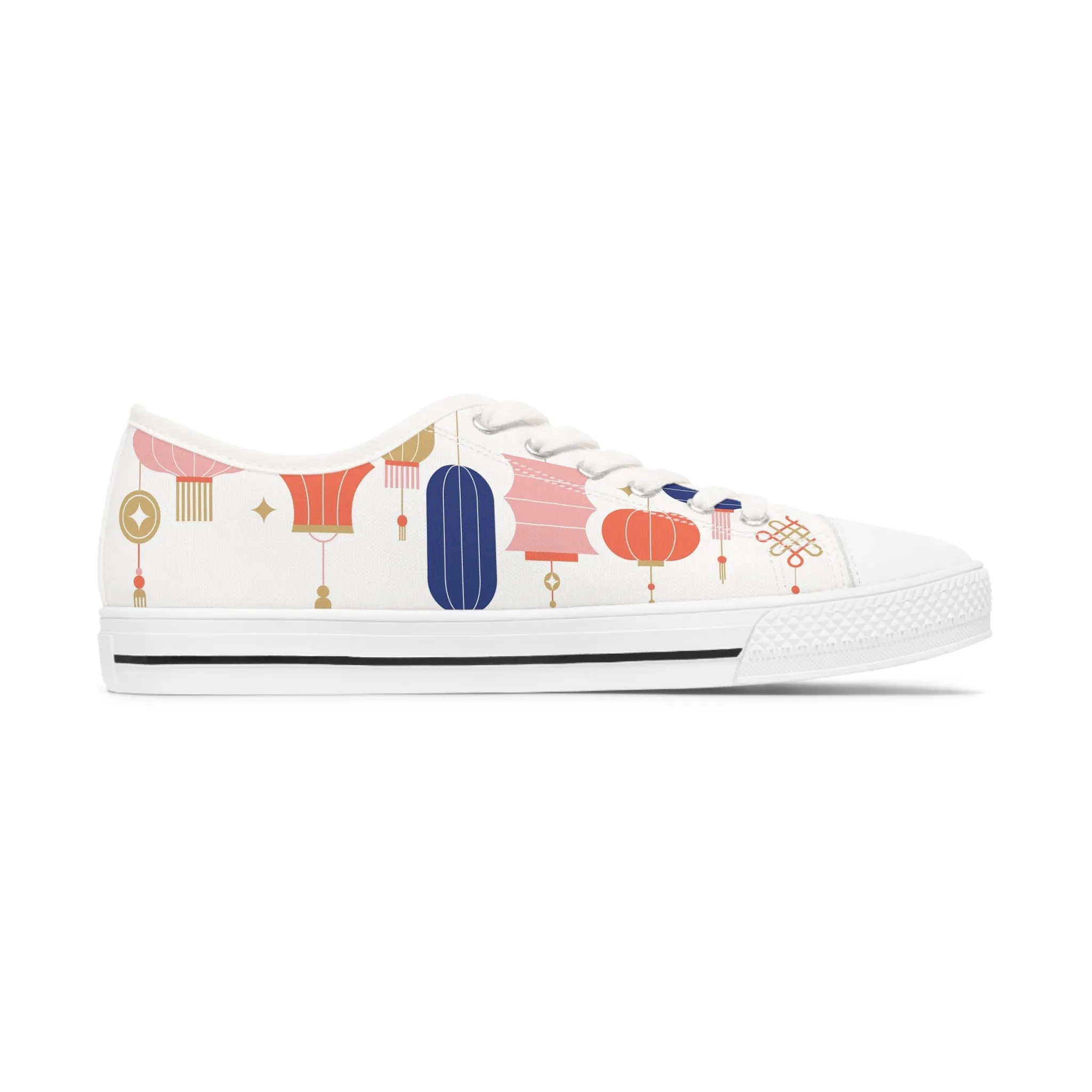 Chinese Lantern Women's Low Top Sneakers