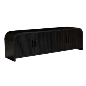 Chloe Channel Entertainment Unit | Black Oak