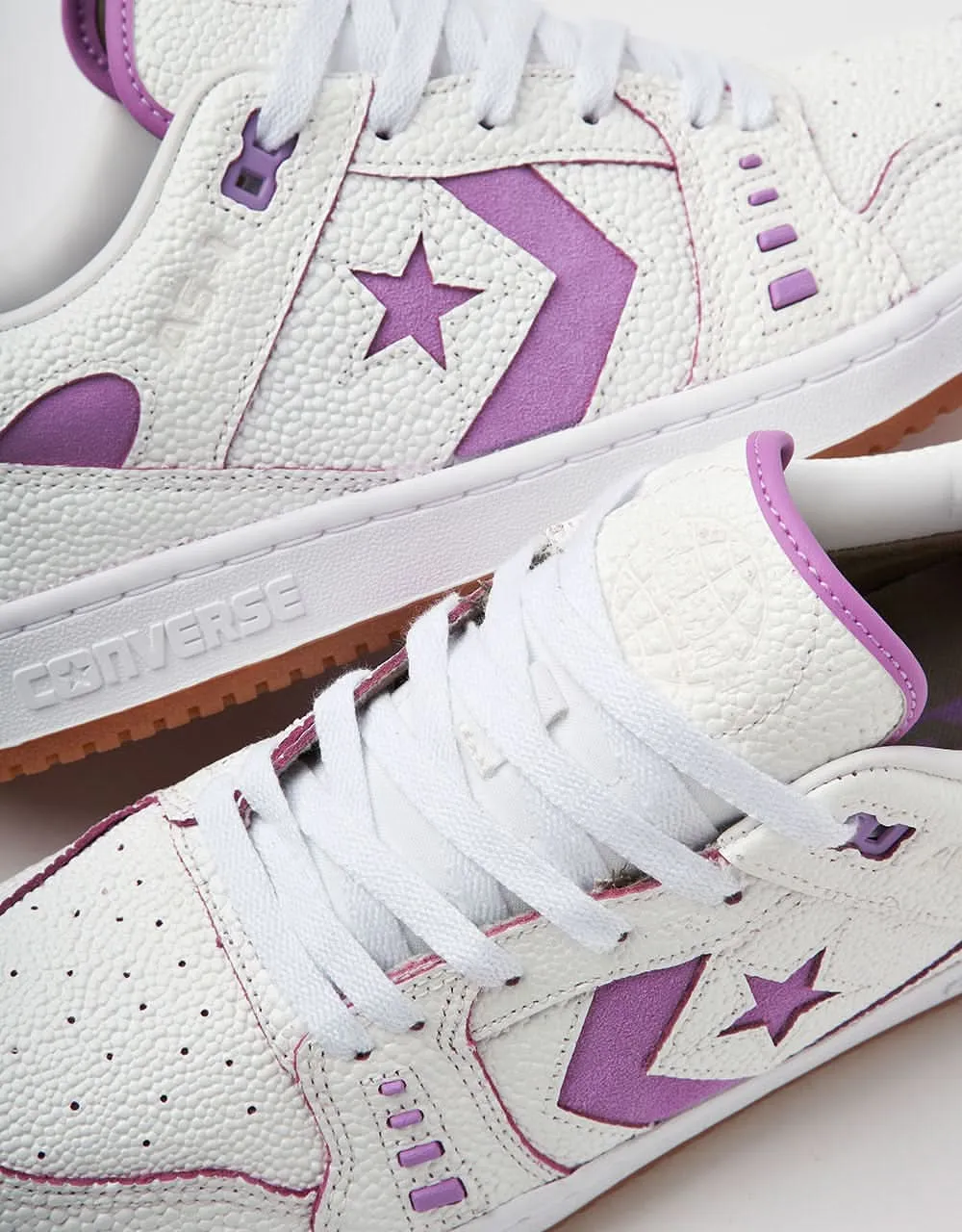 Converse AS-1 QS Skate Shoes - White/Fuchsia Glow/White