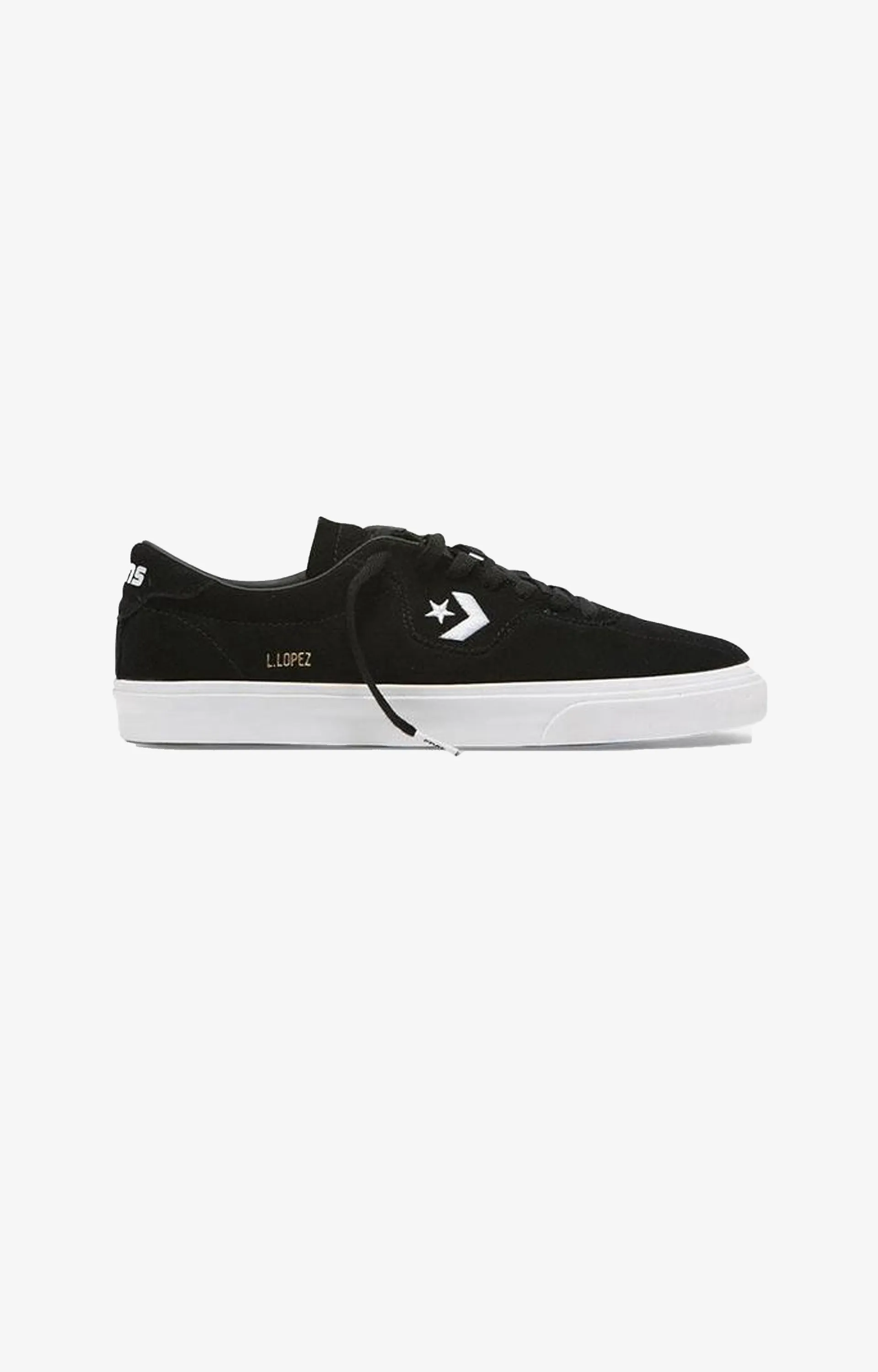 Converse Louie Lopez Pro Suede Lo Mens Shoe, Black/White