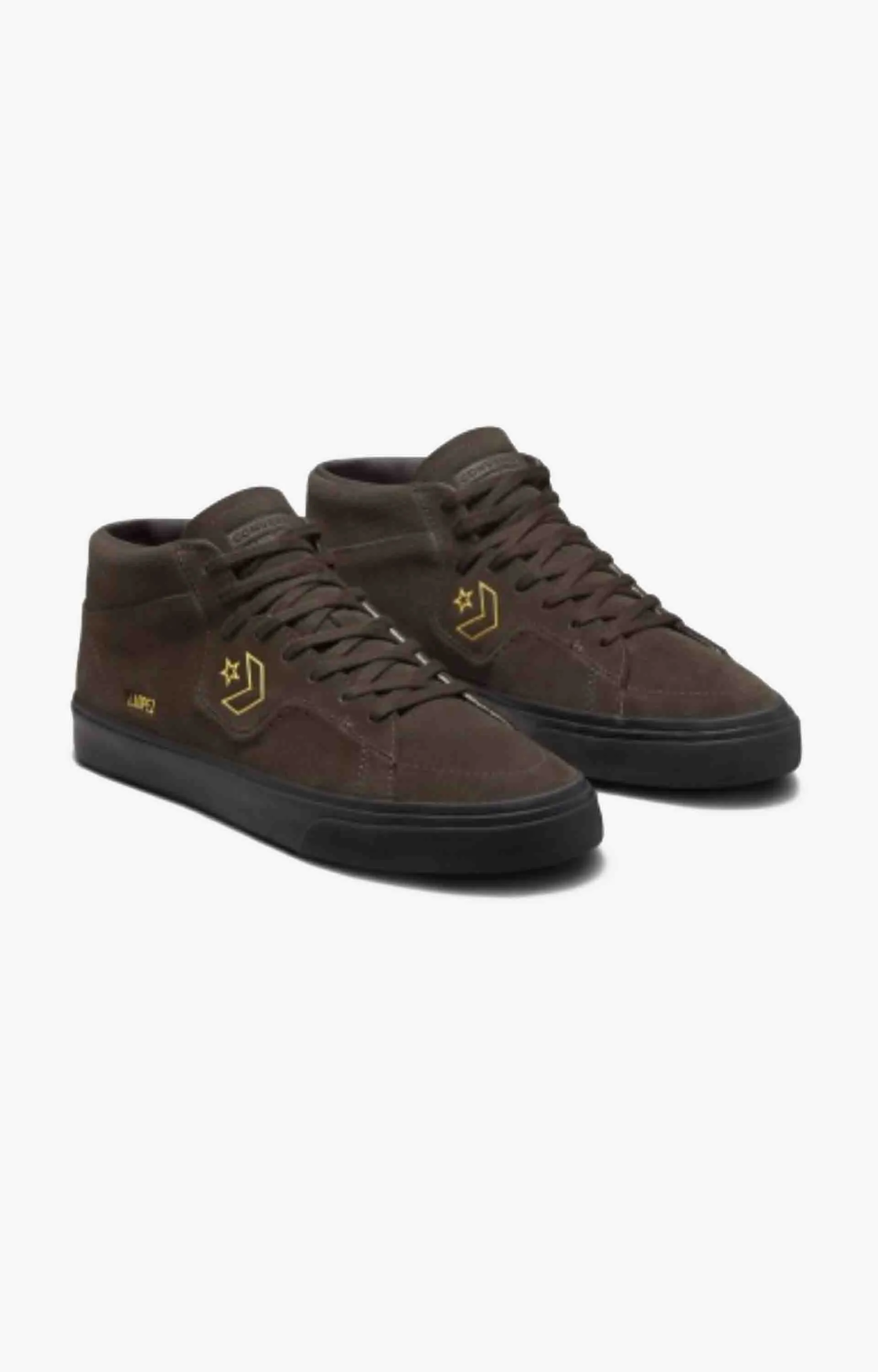 Converse Louie Lopez Pro Suede Mid Mens Shoe, Velvet Brown/Black