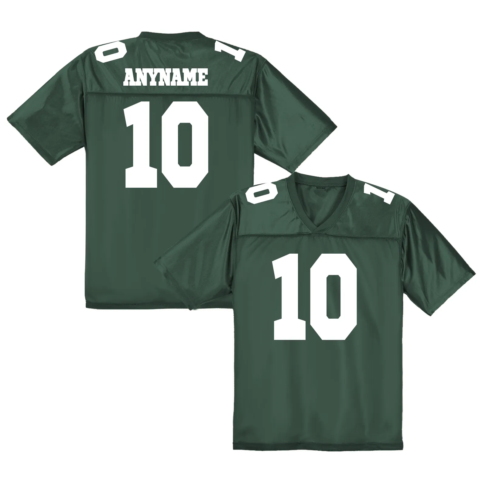 Custom Name&Number Jersey Green Bay Packers Polyester Green Football Jersey Sports Shirts Breathable Fabric Loose Fit Adult & Teen Fans Gift Men Youth