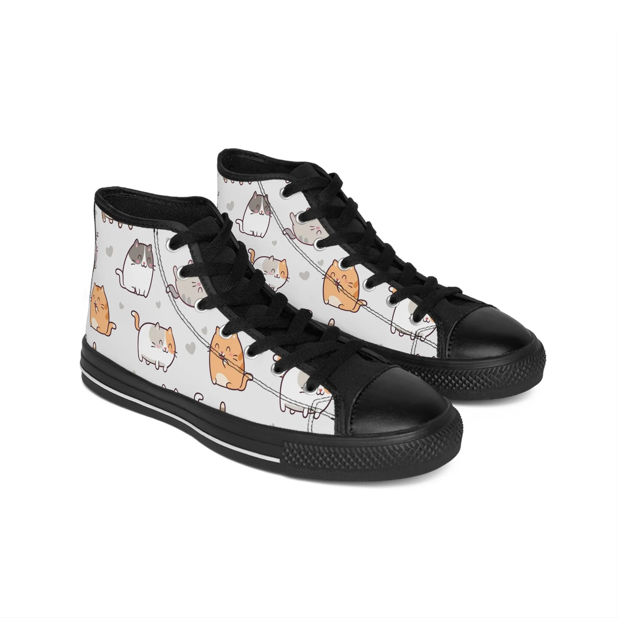 Cute Kawaii Cats Women's Classic Sneakers