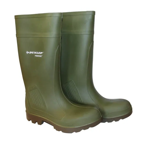 Dunlop Purofort Green Polyurethane Boots | 14"