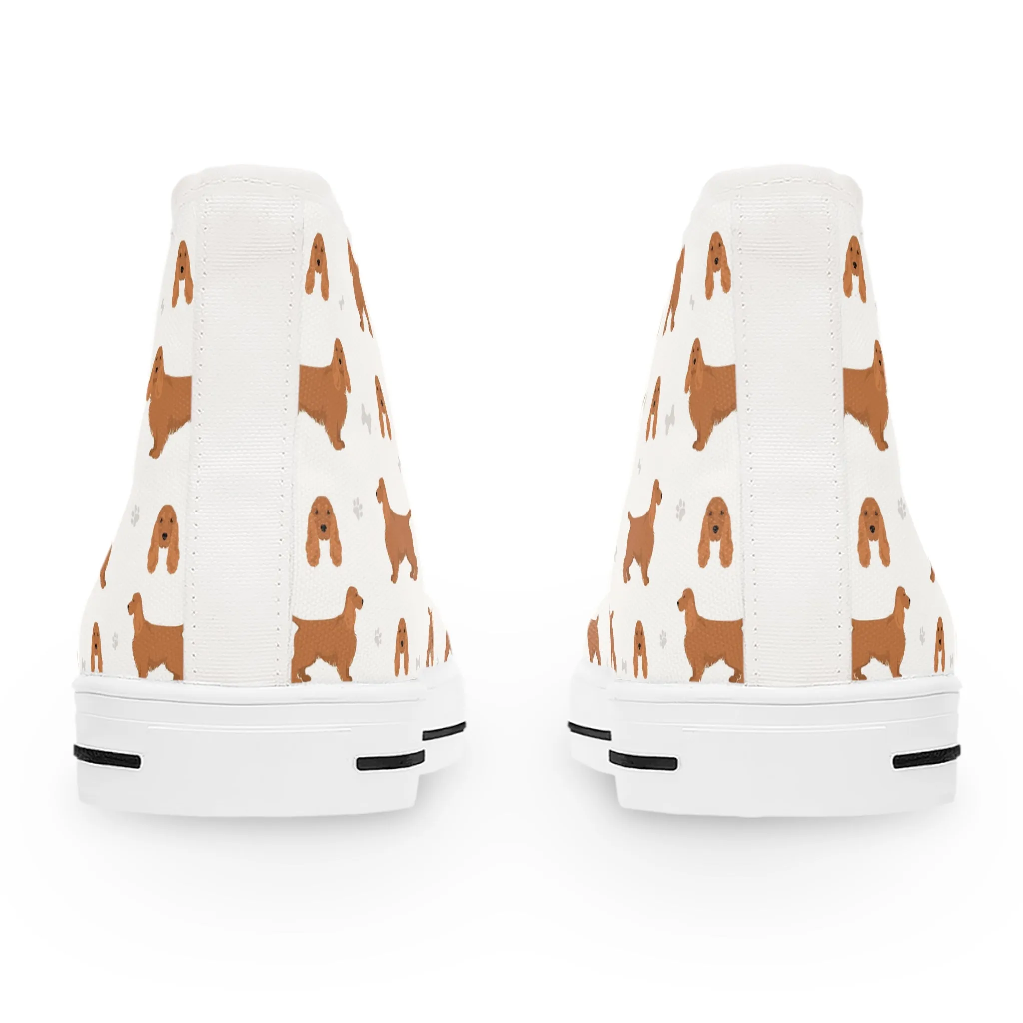 English Cocker Spaniel Women's High Top Sneakers