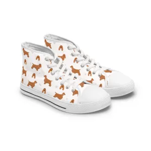 English Cocker Spaniel Women's High Top Sneakers