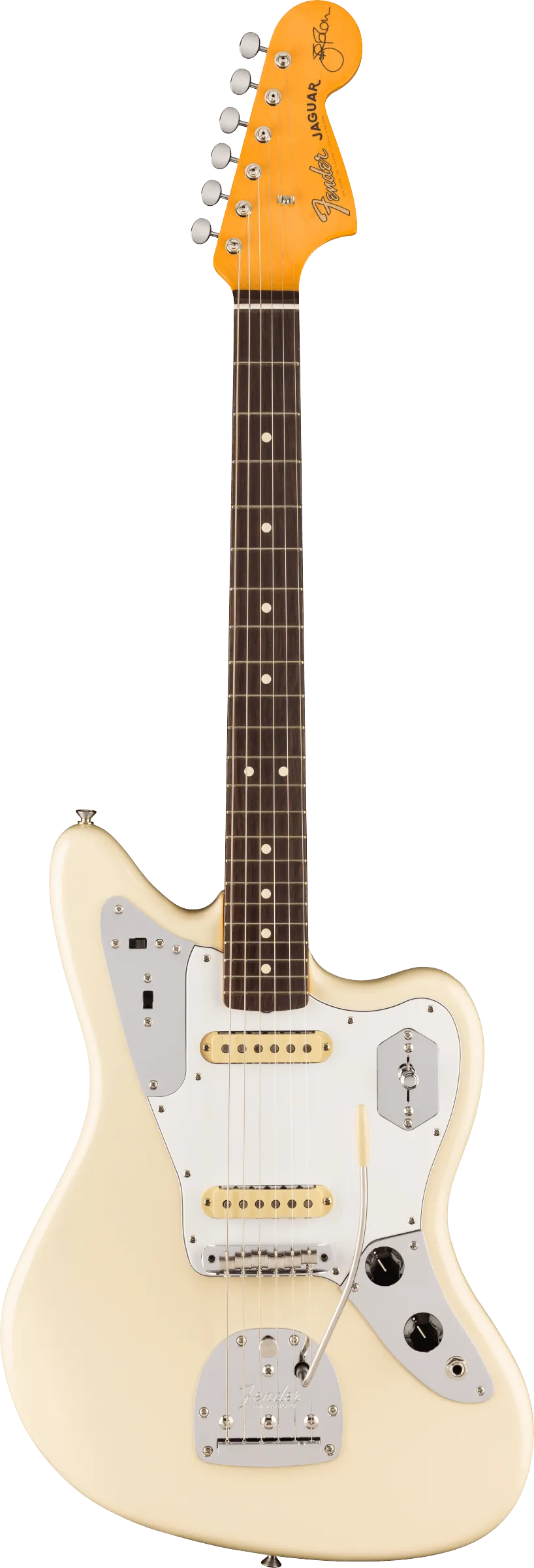 Fender Johnny Marr Signature Jaguar Rosewood Fingerboard - Olympic White