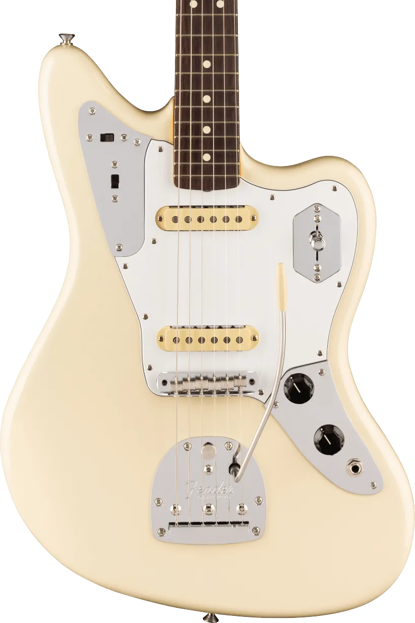 Fender Johnny Marr Signature Jaguar Rosewood Fingerboard - Olympic White