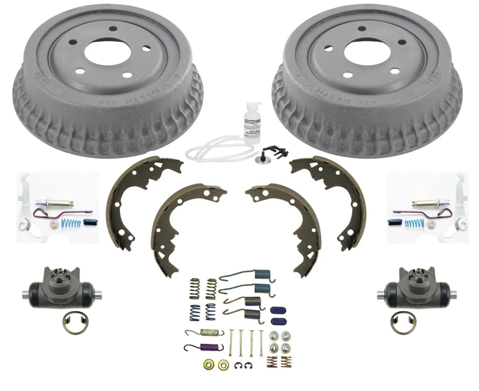 For 89-91 GMC S10 Rear Wheel Drive Pick Up Brake Drum Cy Springs Wheel Adjust 9p