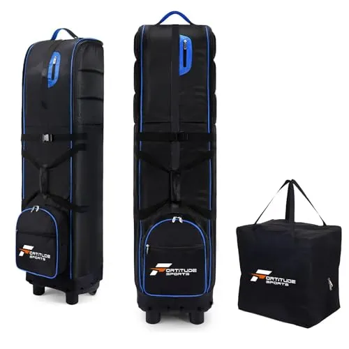 Fortitude Sports Premium Golf Bag Travel Case Flight Bag With Wheels