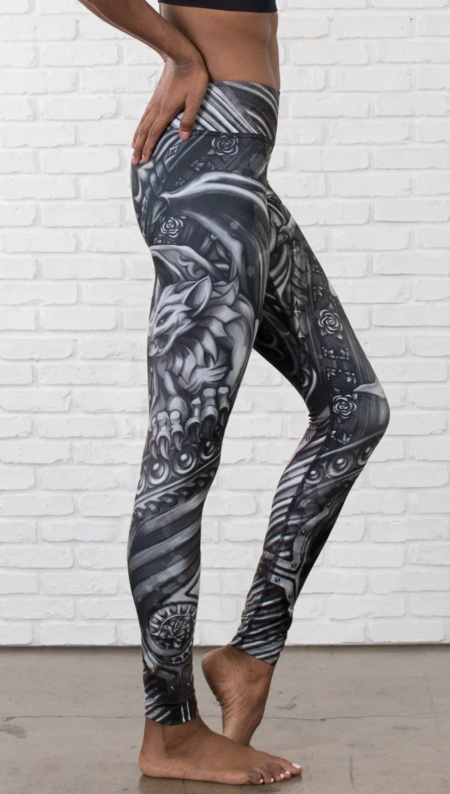 Gargoyle - Full Length Triathlon Leggings - CUSTOM ORDER