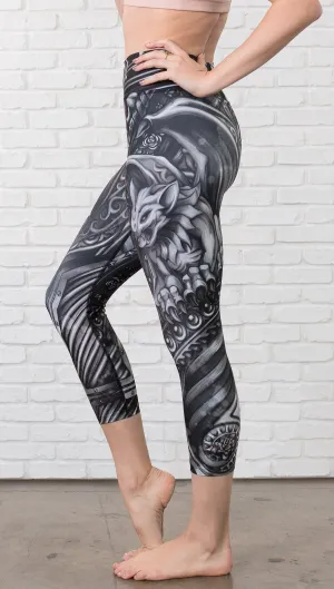 Gargoyle - Triathlon Capri Leggings - CUSTOM ORDER