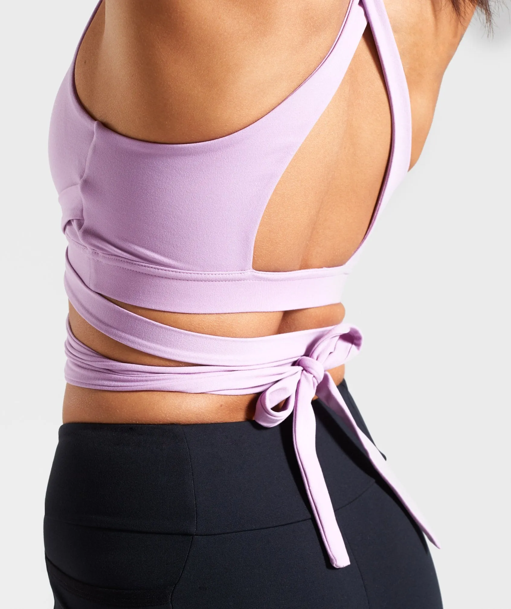 Gymshark Poise Wrap Around Bralette - Pink