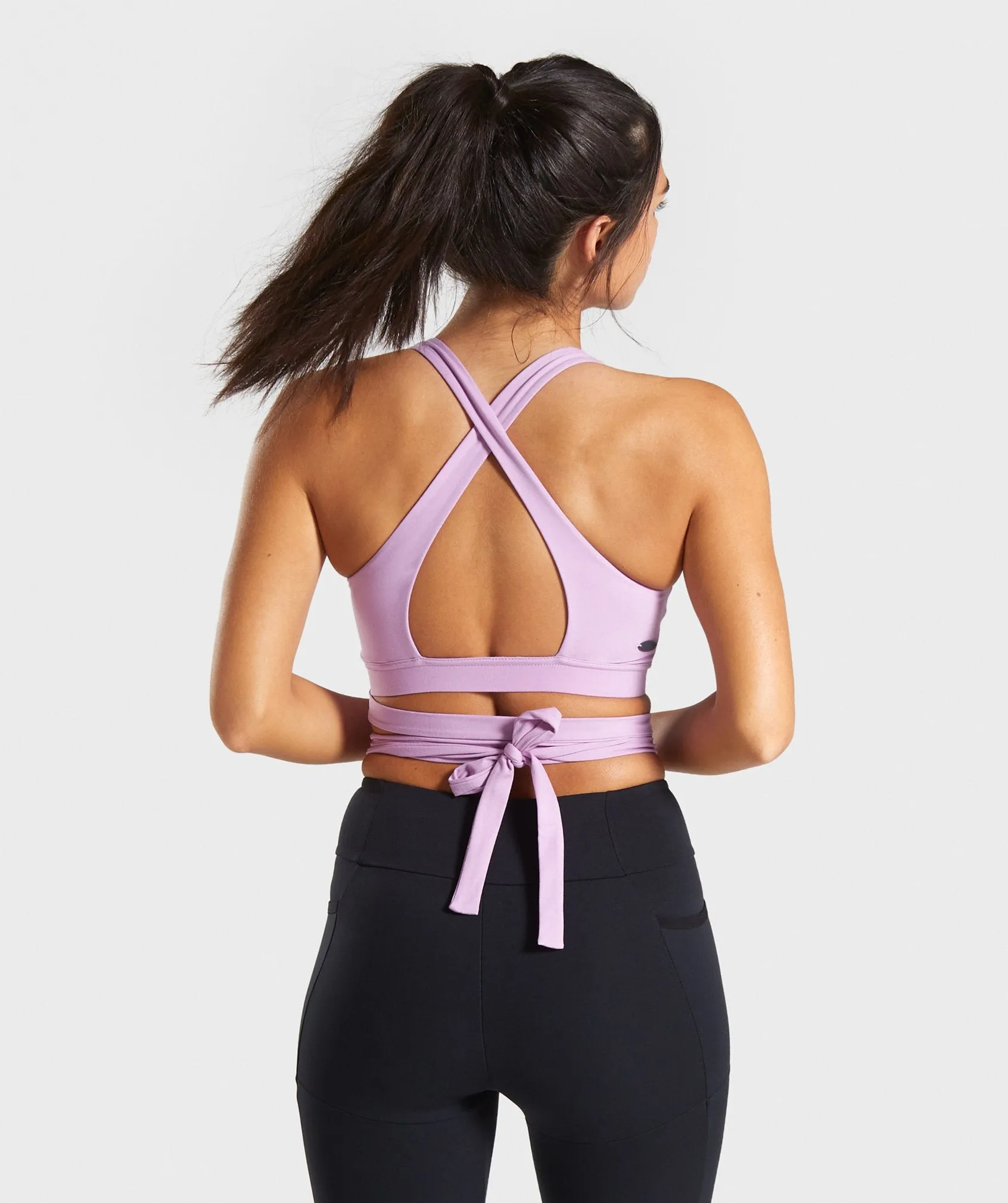 Gymshark Poise Wrap Around Bralette - Pink