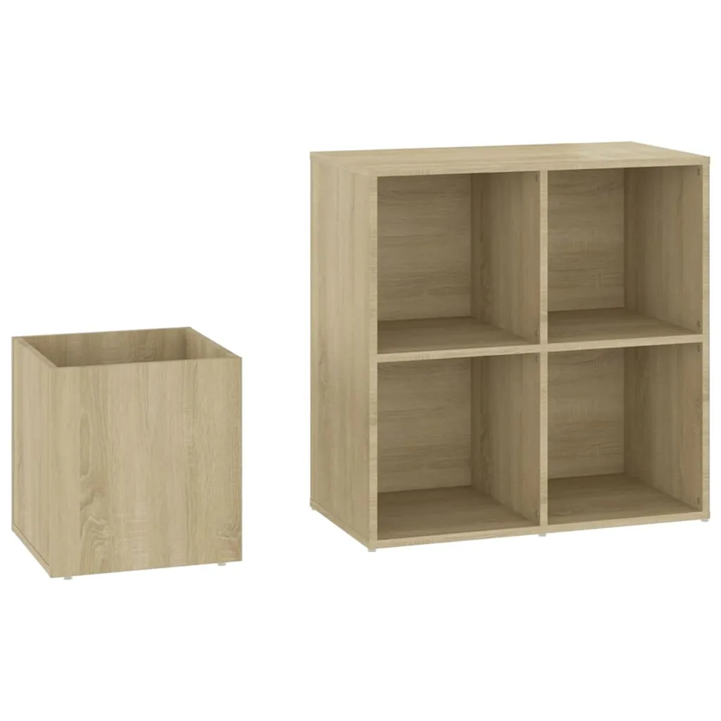 Hall Shoe Cabinet Sonoma Oak 105x35.5x70 cm Engineered Wood