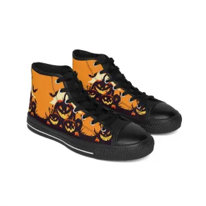 Halloween Pumpkins Women's Classic Sneakers