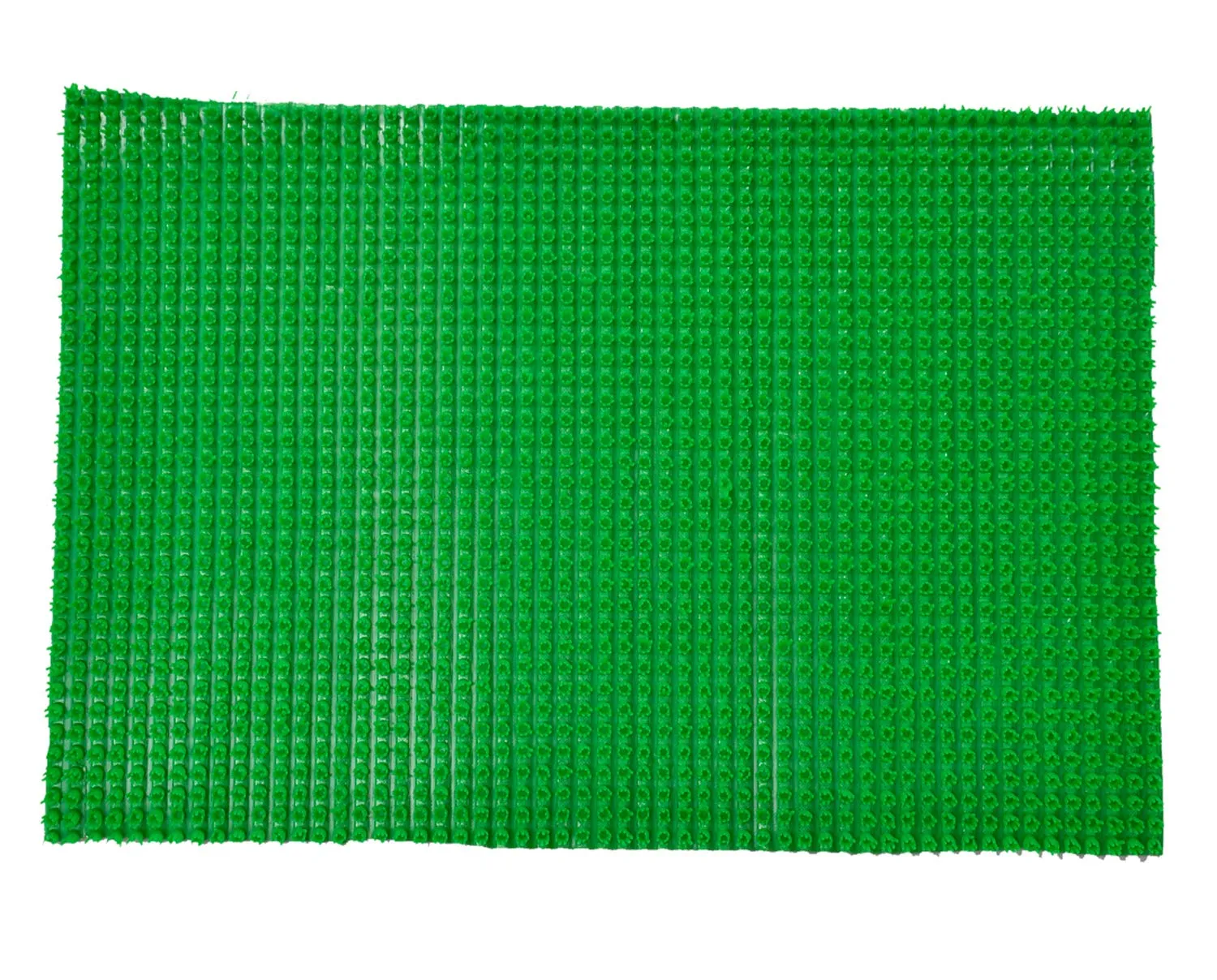 Heart Home HEART01095 PVC Thick Door Dirt Rub Off Clean/Thorn Door Mat, Dust Remover Footwear for Offices, Hotel, Restaurant, Home, Shop (Green, Standard)