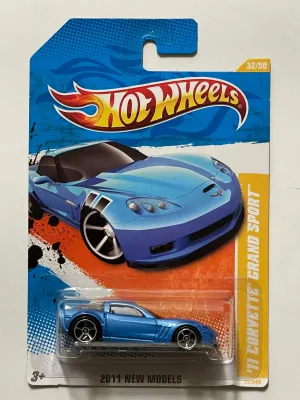 HOTWHEELS ‘11 CORVETTE GRAND SPORT BLUE