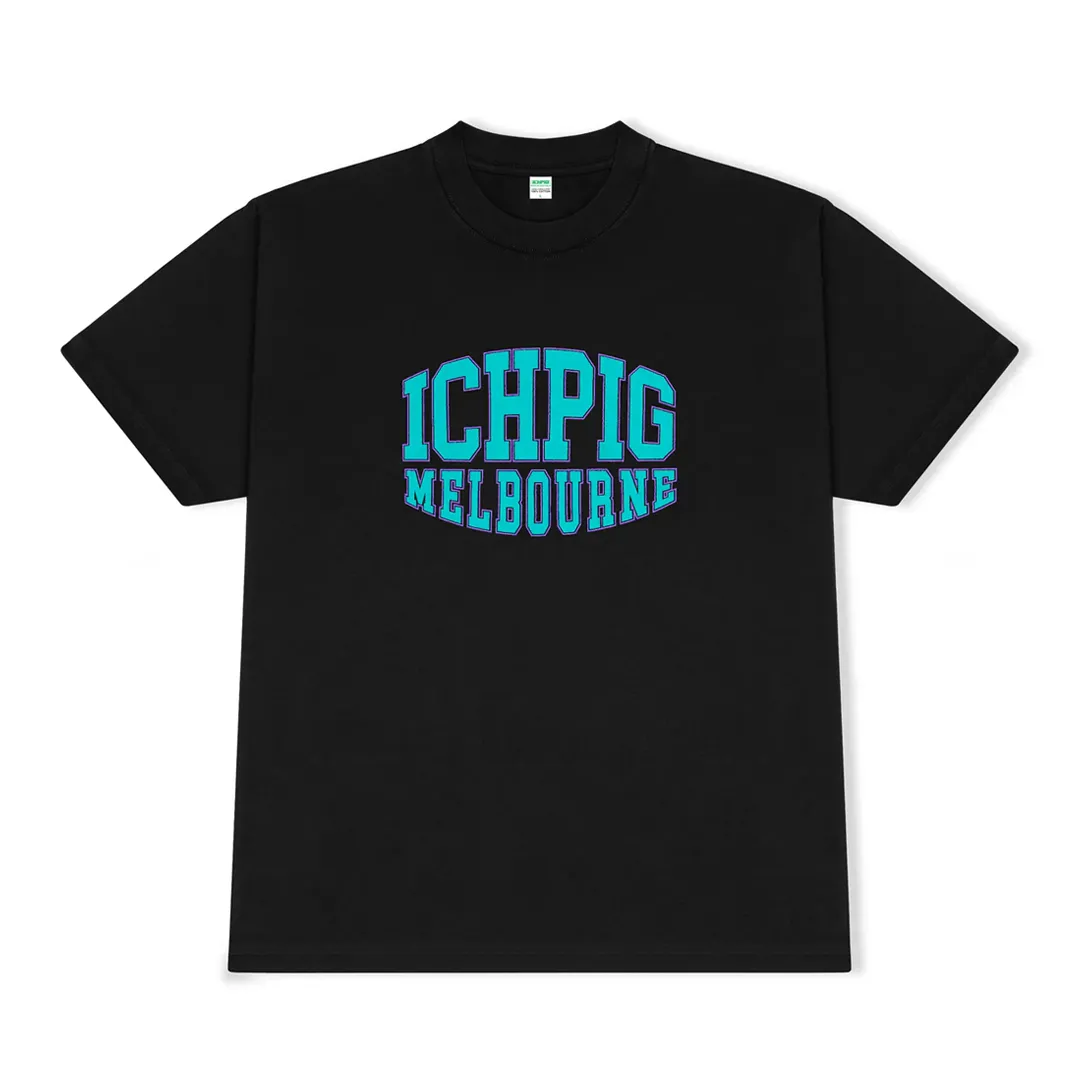 ICHPIG STADIUM MELB TEE BLACK DUCKS