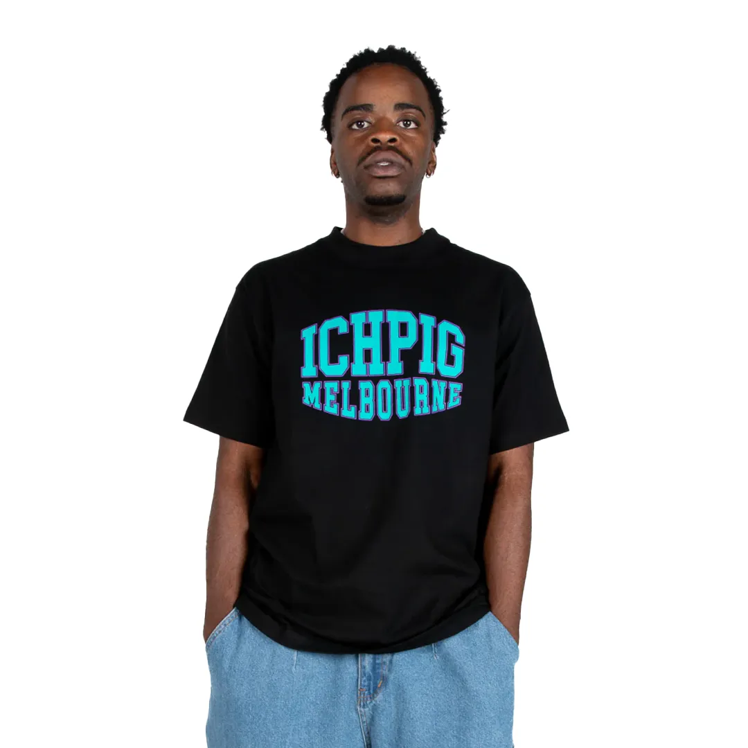 ICHPIG STADIUM MELB TEE BLACK DUCKS