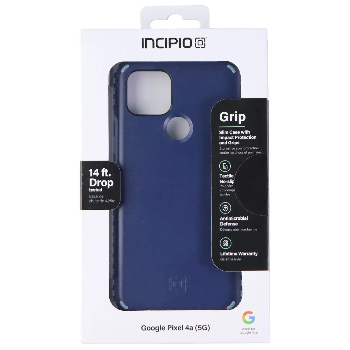 Incipio Grip Series Hard Case for Google Pixel 4a (5G) - Midnight Blue