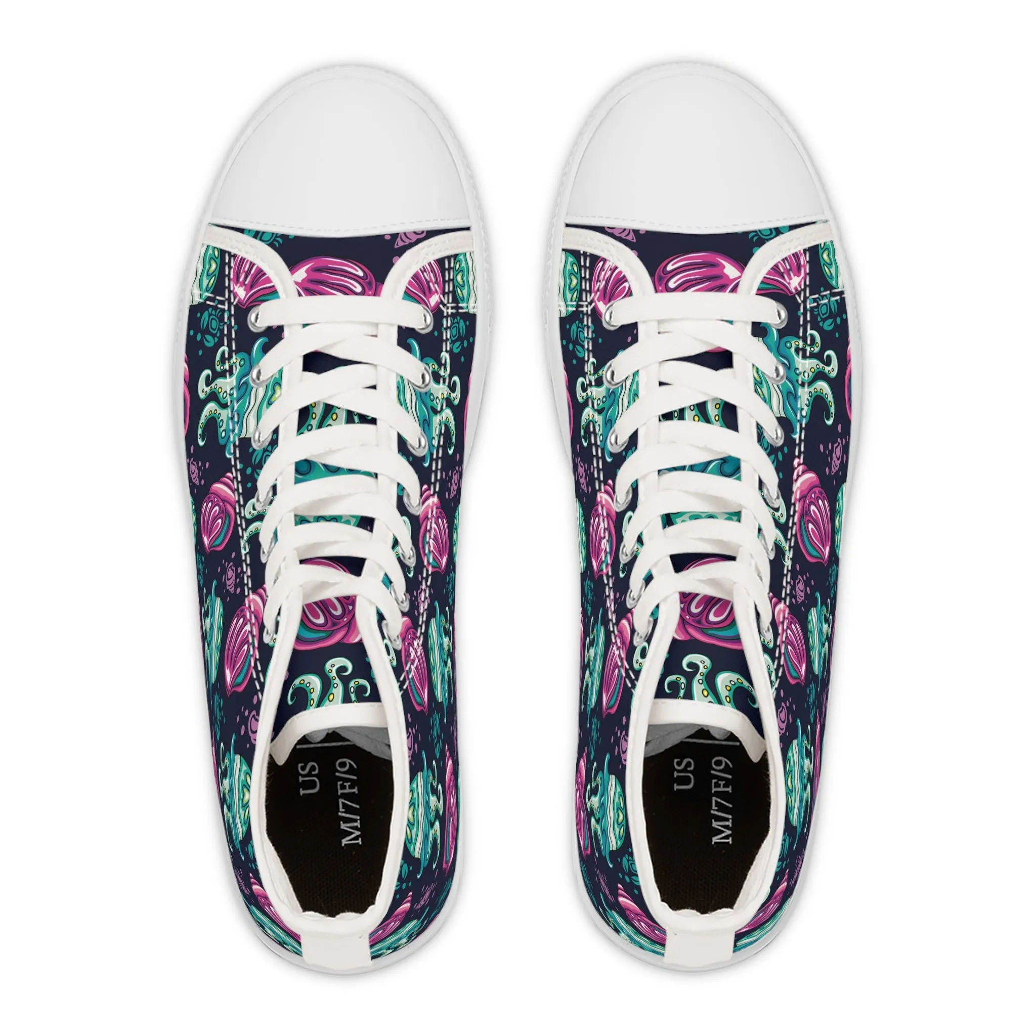 Jellyfish Women's High Top Sneakers