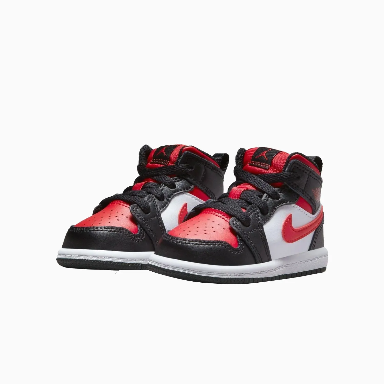 Kid's Air Jordan 1 Mid "Fire Red" Toddlers