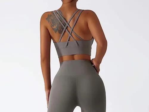 Kye Crop Top - Charcoal