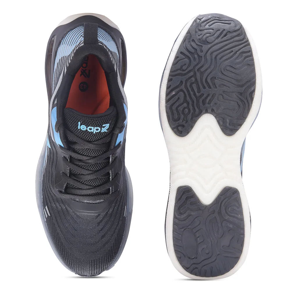 Leap7x By Liberty Men RW-09 Black Sports Lacing Shoes