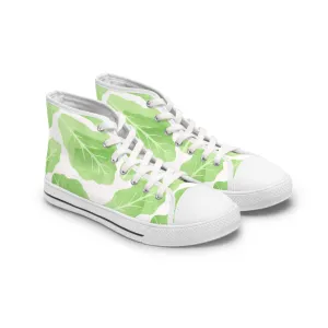 Lettuce Leaf Vegetable Women's High Top Sneakers