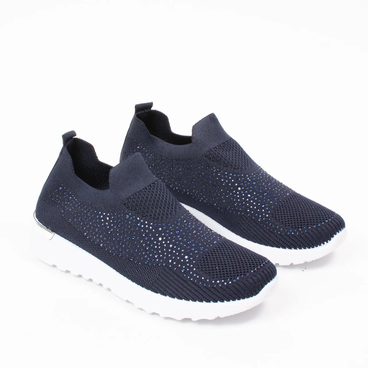 Lily Sparkle Trainer | Navy